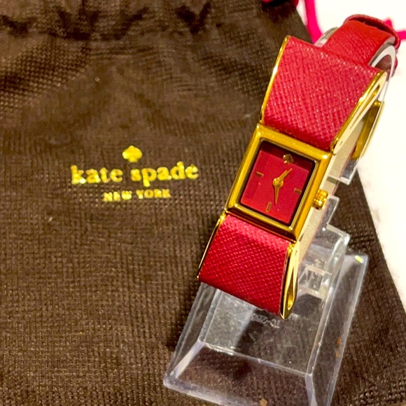 kate spade Accessories - Kate Spade ♠️ Red Bow Watch